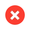 ❌
