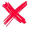 ❌