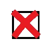 ❌