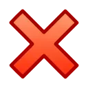 ❌