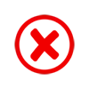 ❌
