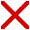 ❌