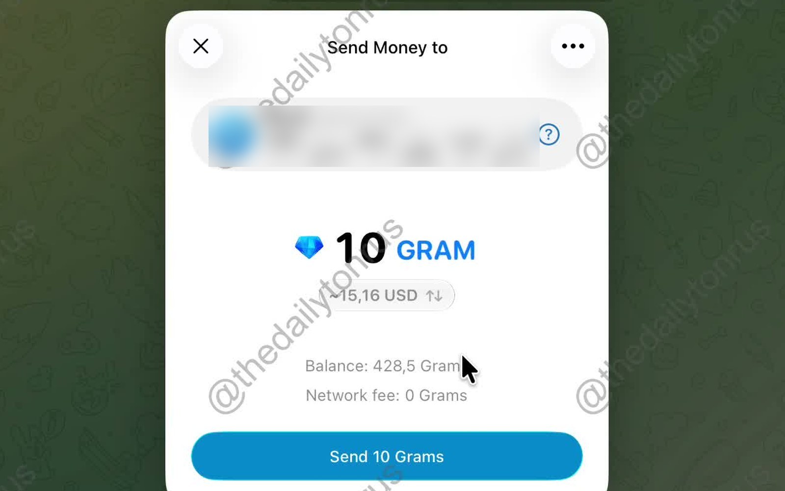 Обложка статьи «В бете Telegram для macOS появился экран перевода GRAM»