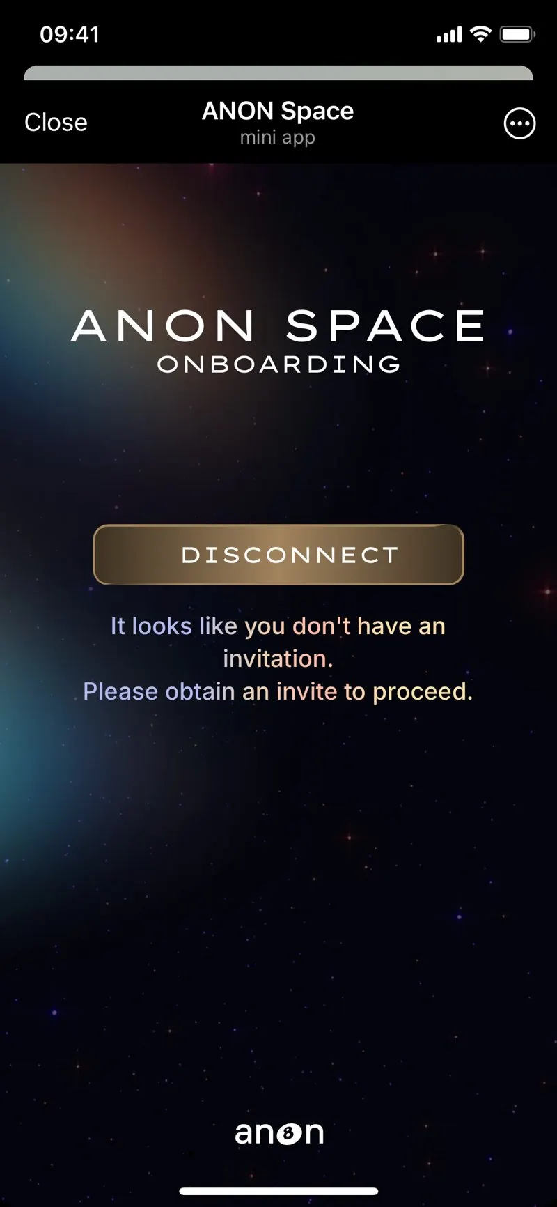 ANON Space — screenshot 2