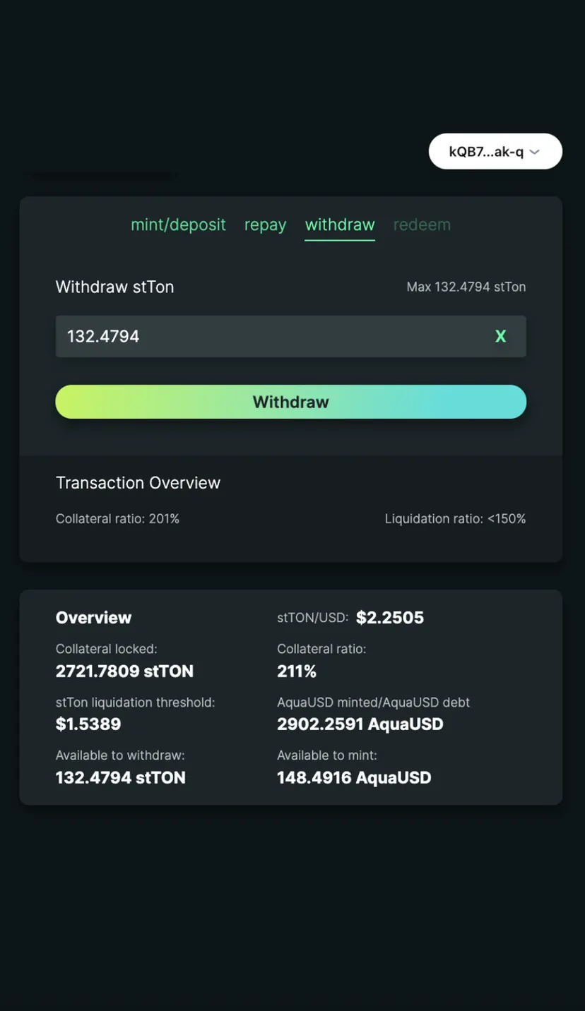 Aqua Protocol (CDP) — screenshot 2