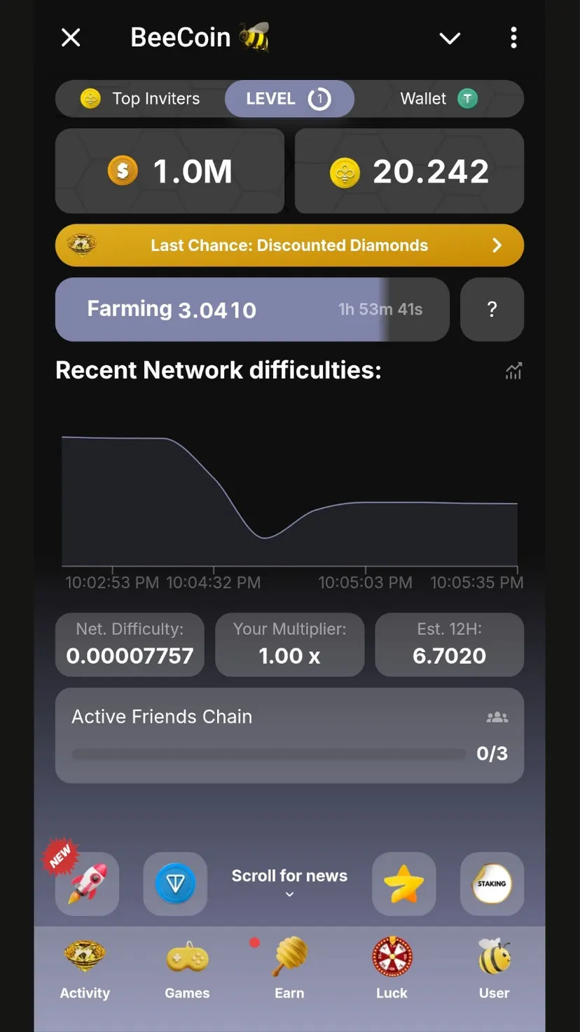 BeeCoin — screenshot 2