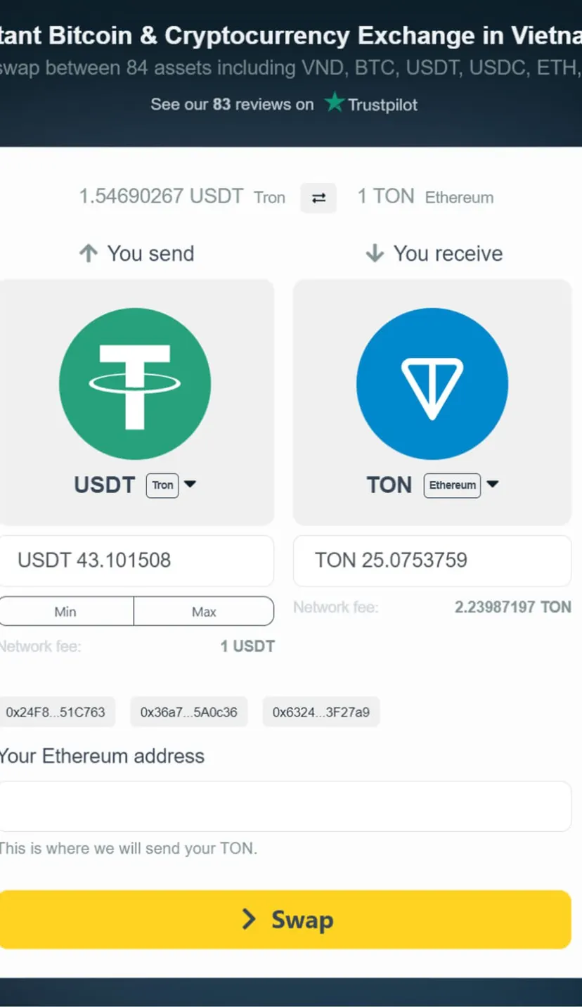 BitcoinVN — screenshot 2
