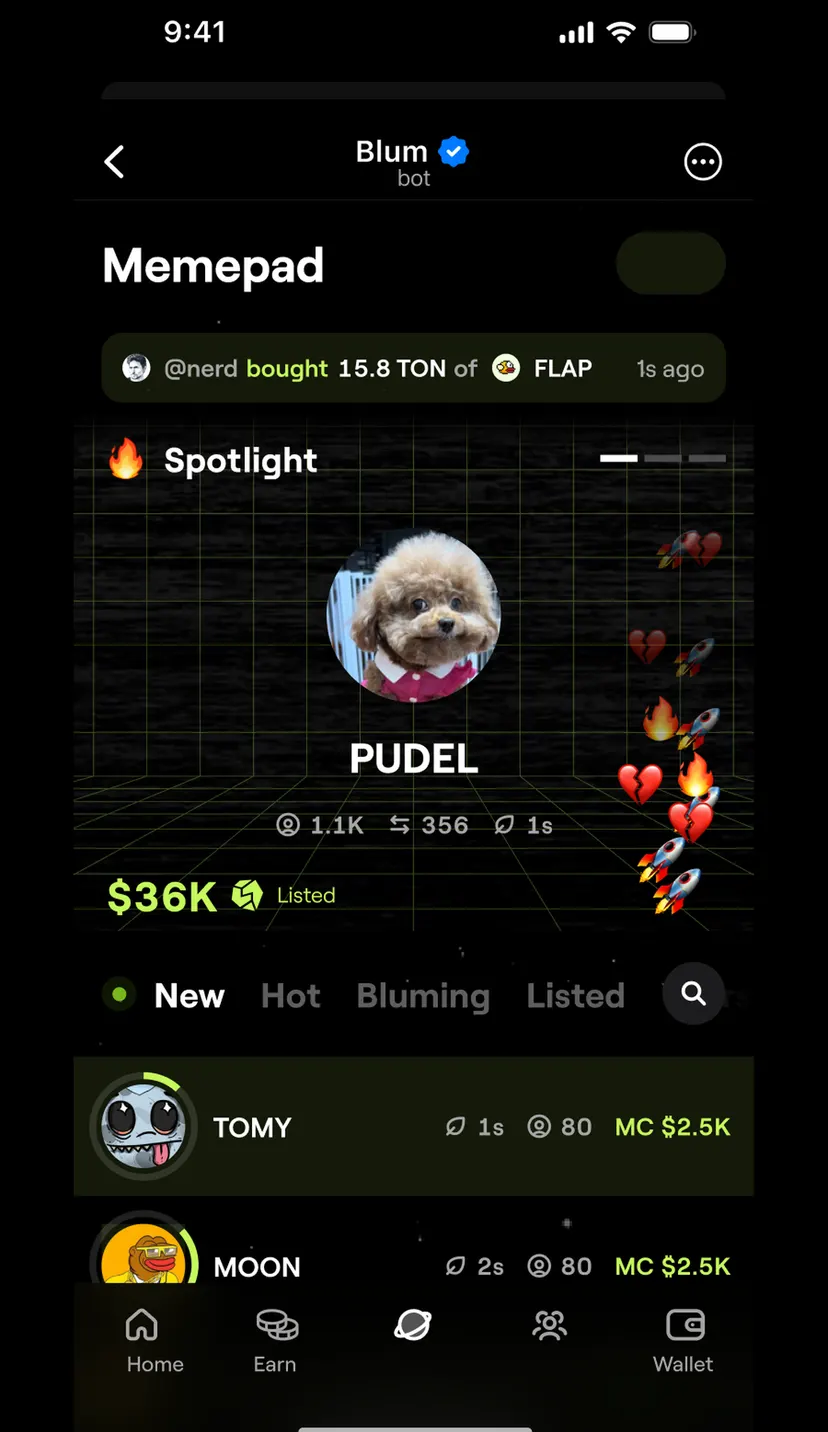 Blum Memepad — screenshot 2