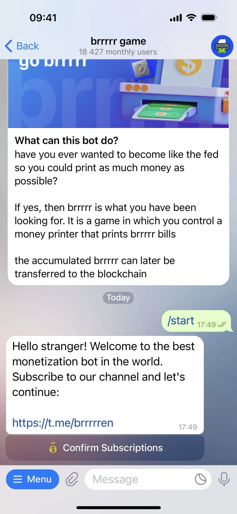 brrrrr game — screenshot 2