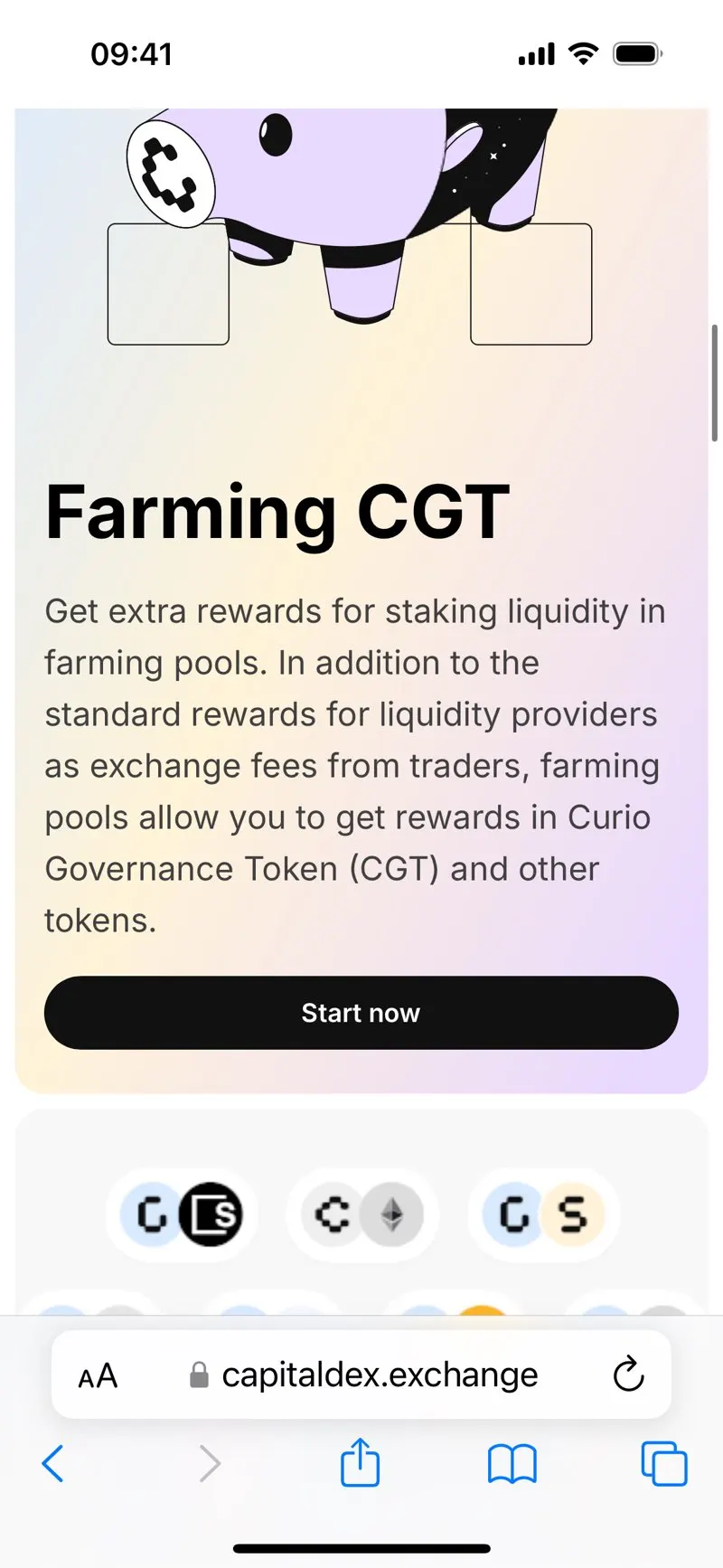 Capital DEX — screenshot 2