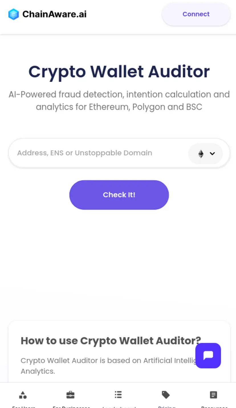 ChainAware.ai — screenshot 4