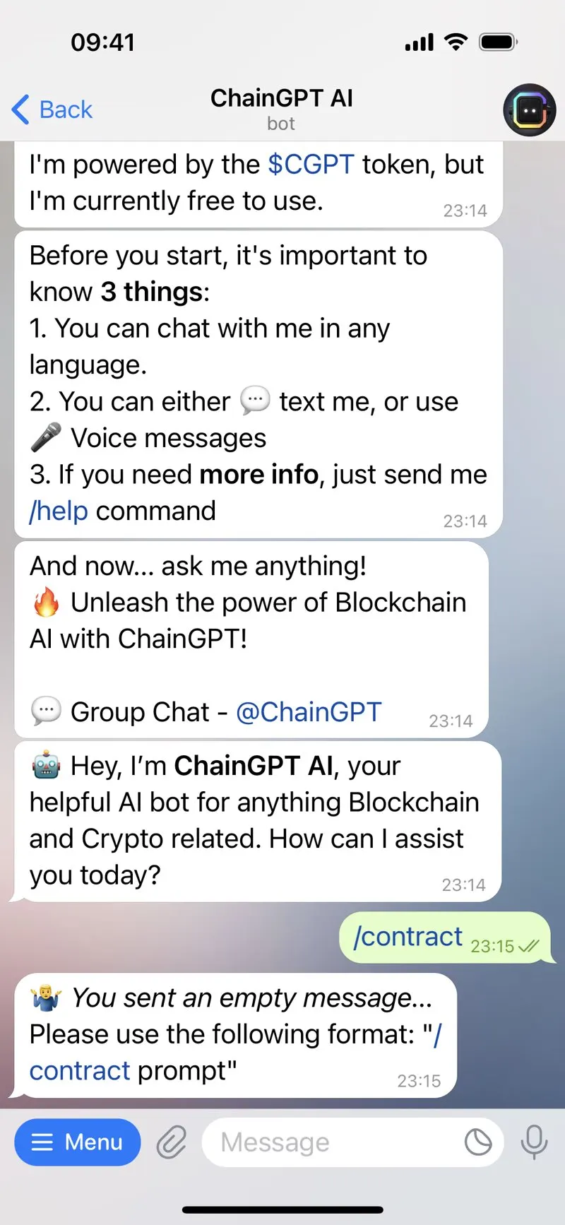 ChainGPT AI — screenshot 2
