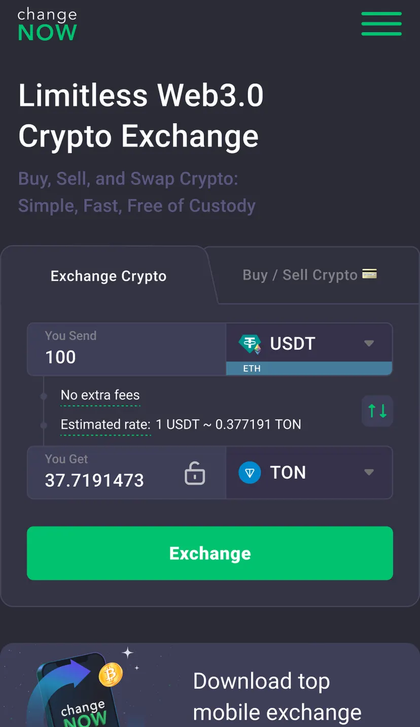 ChangeNOW — screenshot 3