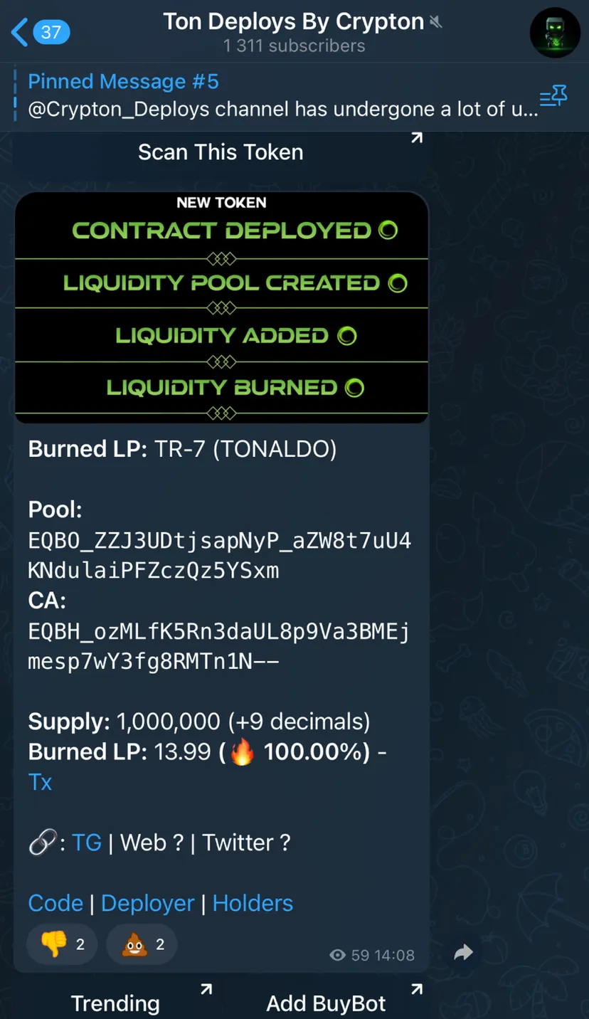 Crypton Deploys — screenshot 2