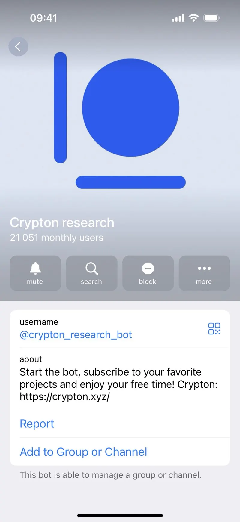 Crypton research — screenshot 2