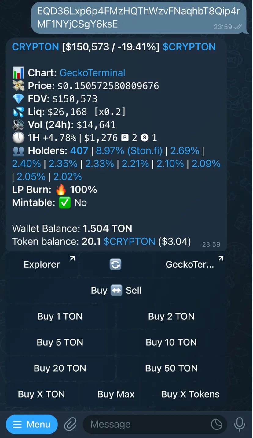 Crypton Super Bot — screenshot 2