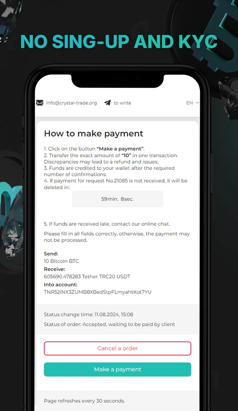 CrystalTrade — screenshot 3