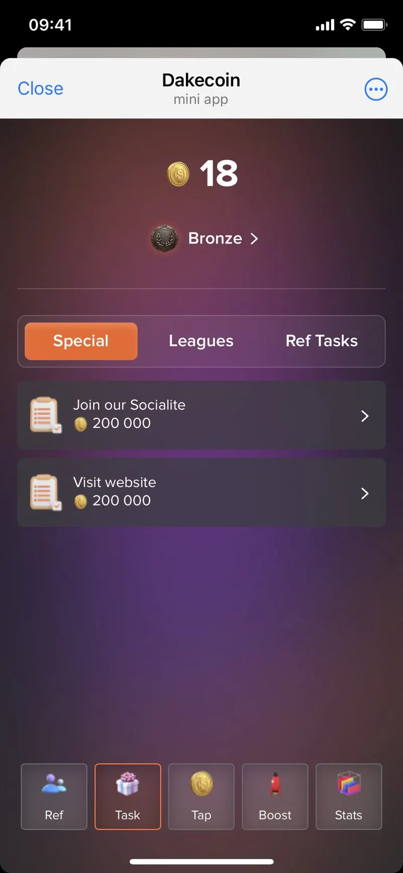 Dakecoin — screenshot 2