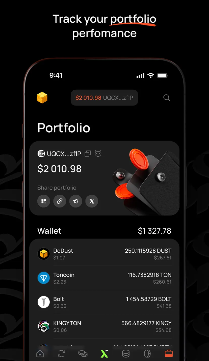 DeDust.io — screenshot 4