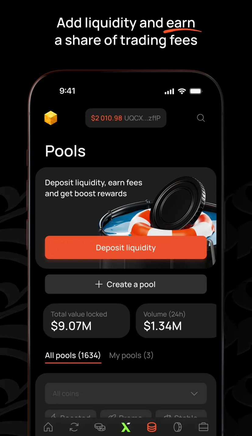 DeDust.io — screenshot 3