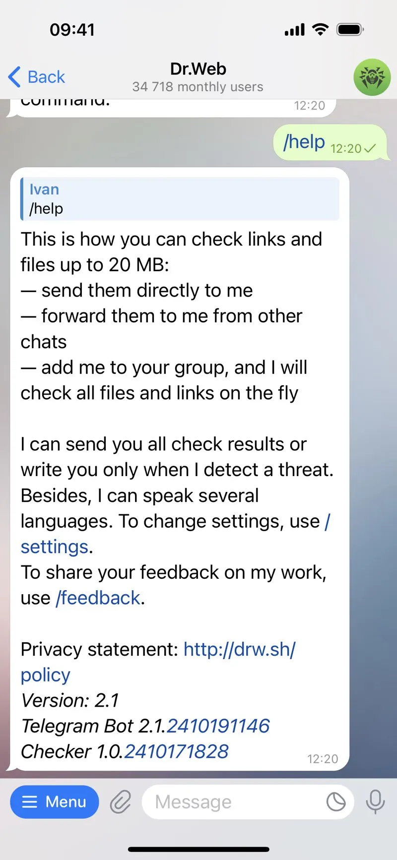 Dr.Web — screenshot 4