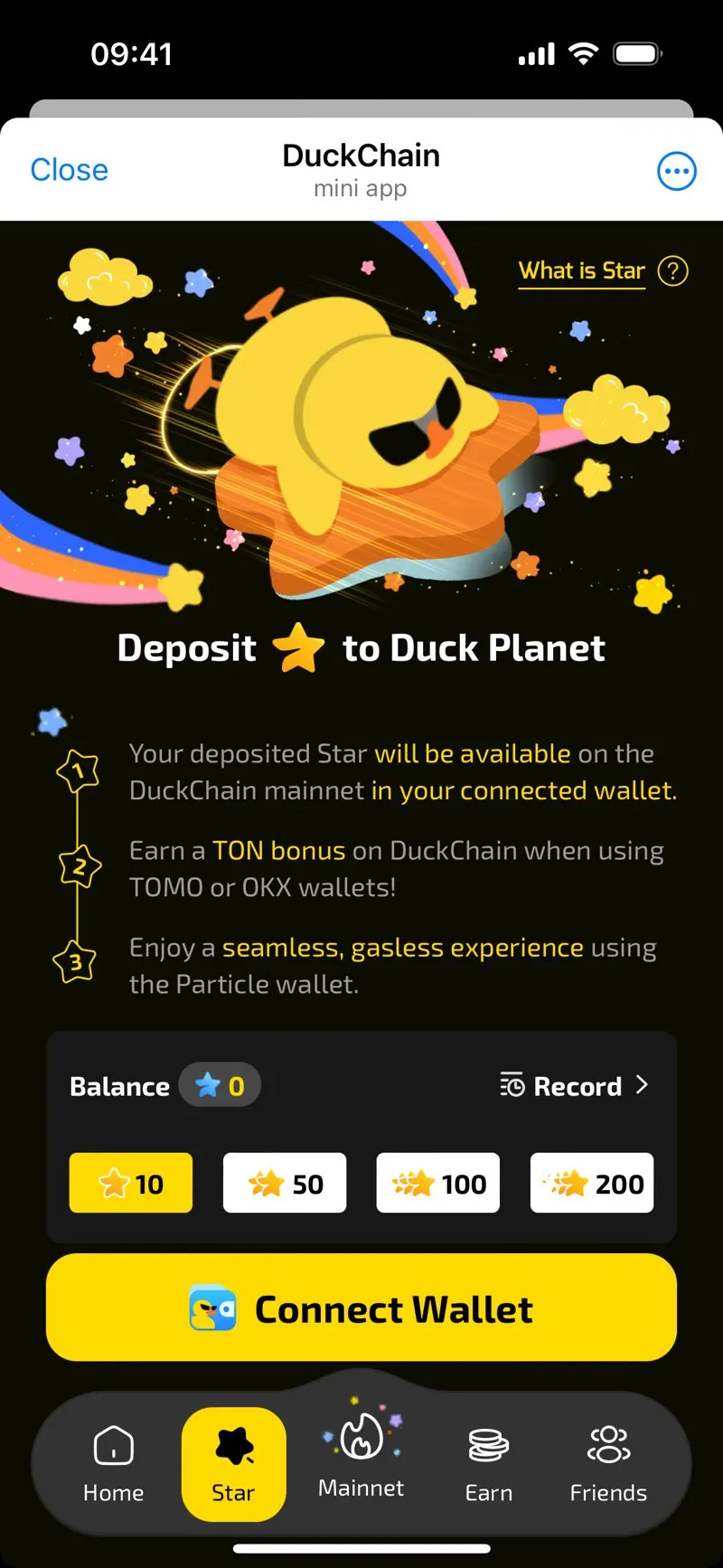 DuckChain — экран 2