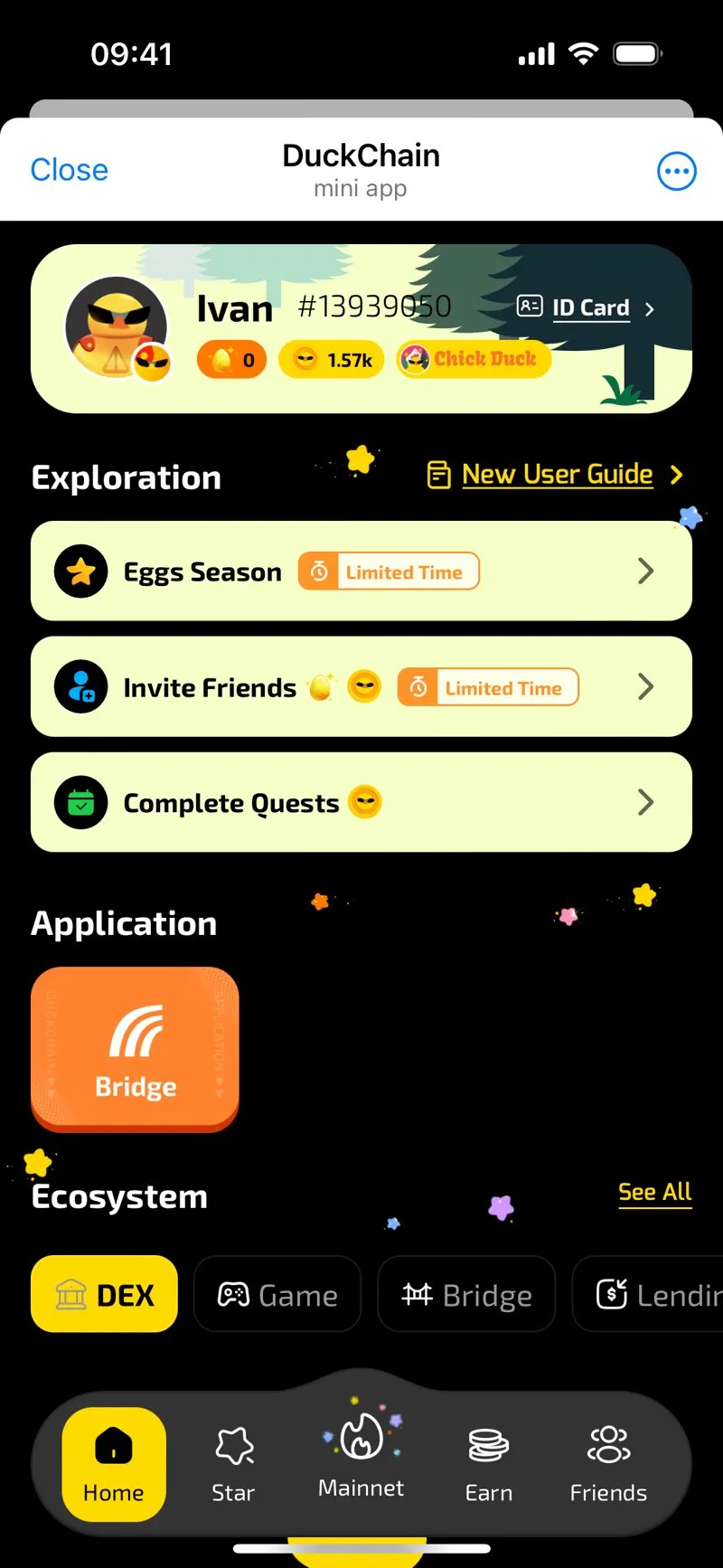 DuckChain — экран 4