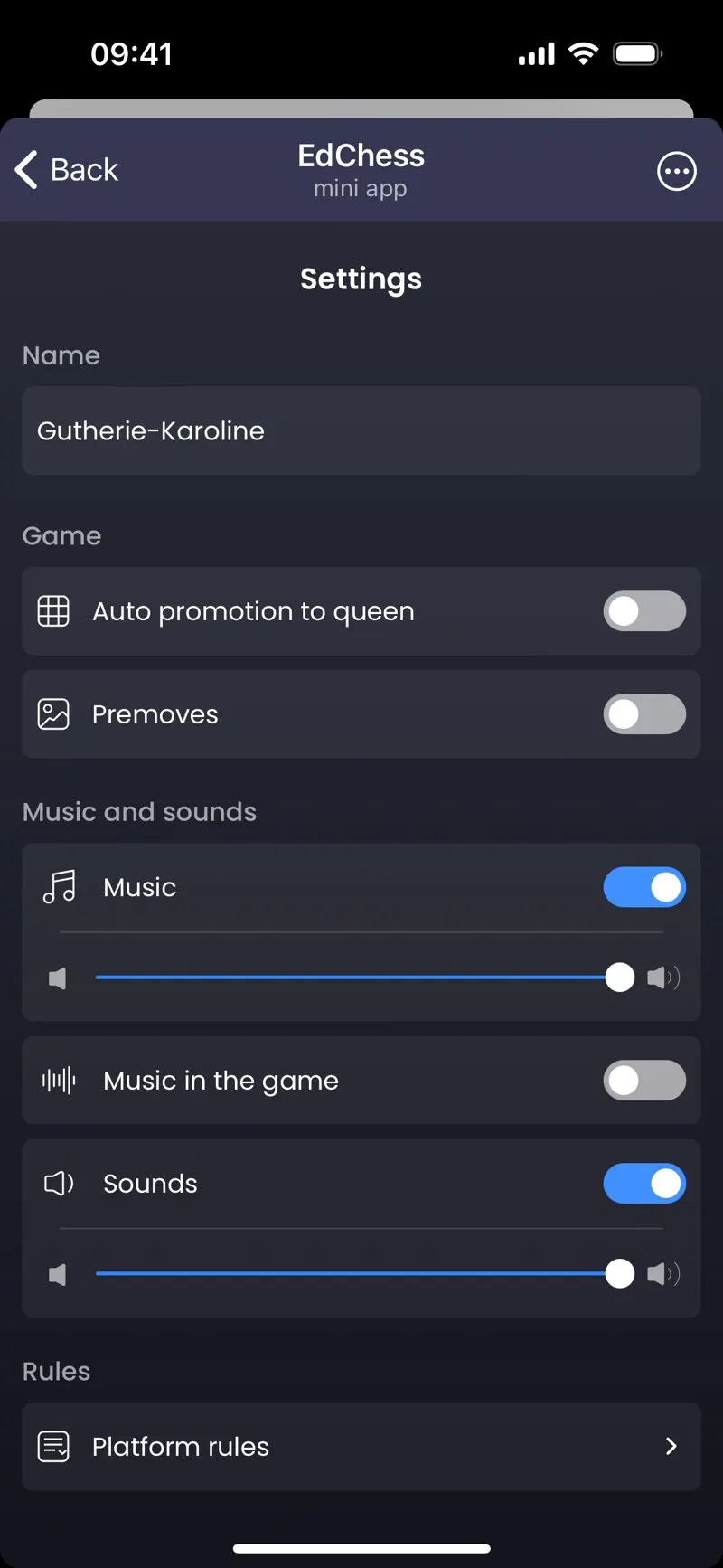 EdChess — screenshot 2