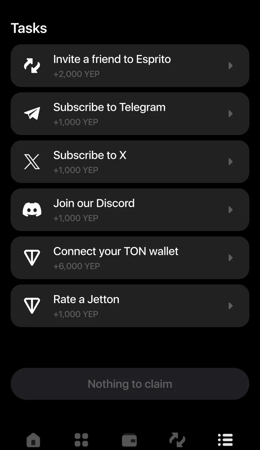 Esprito Protocol — screenshot 4