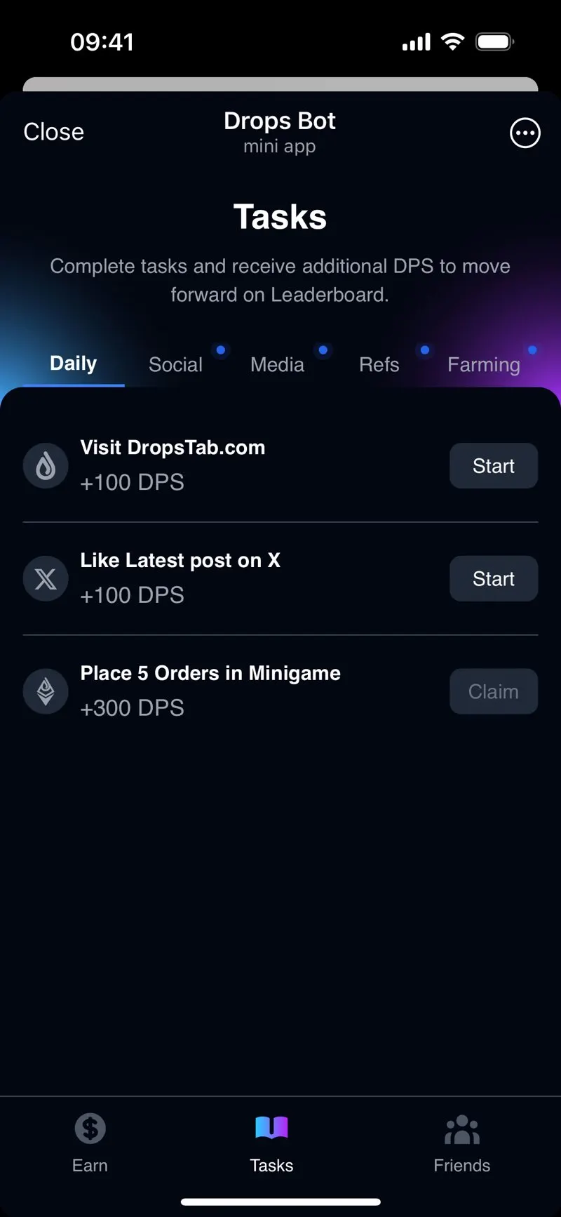 EtherDrops Tracking Bot — screenshot 2