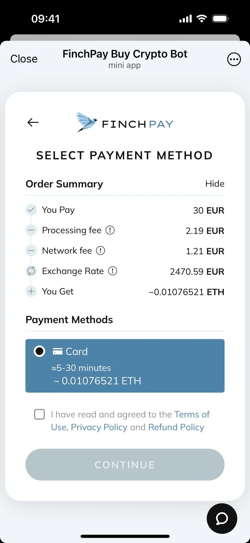 FinchPay — screenshot 5