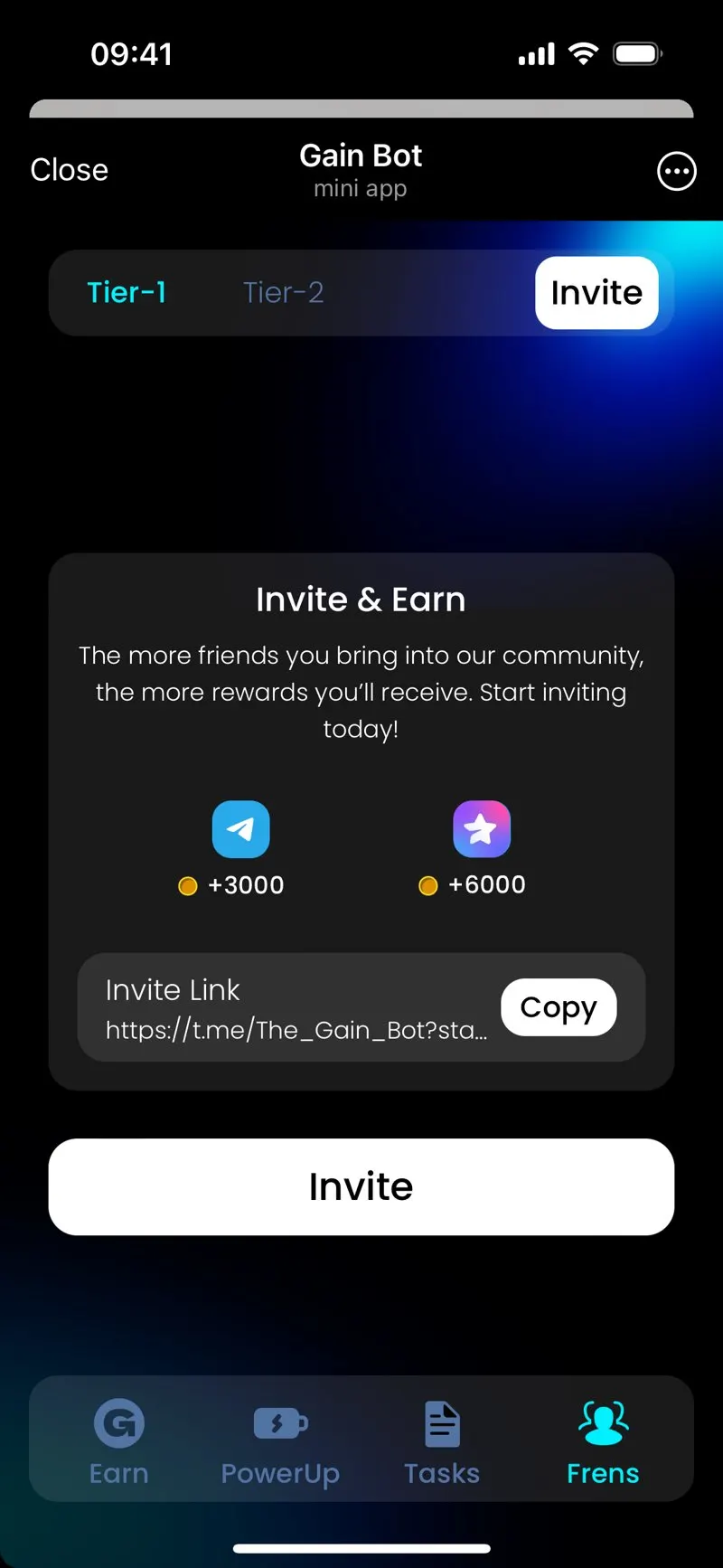 Gain Bot — screenshot 4
