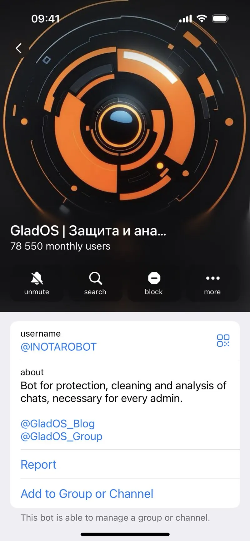 GladOS — screenshot 2