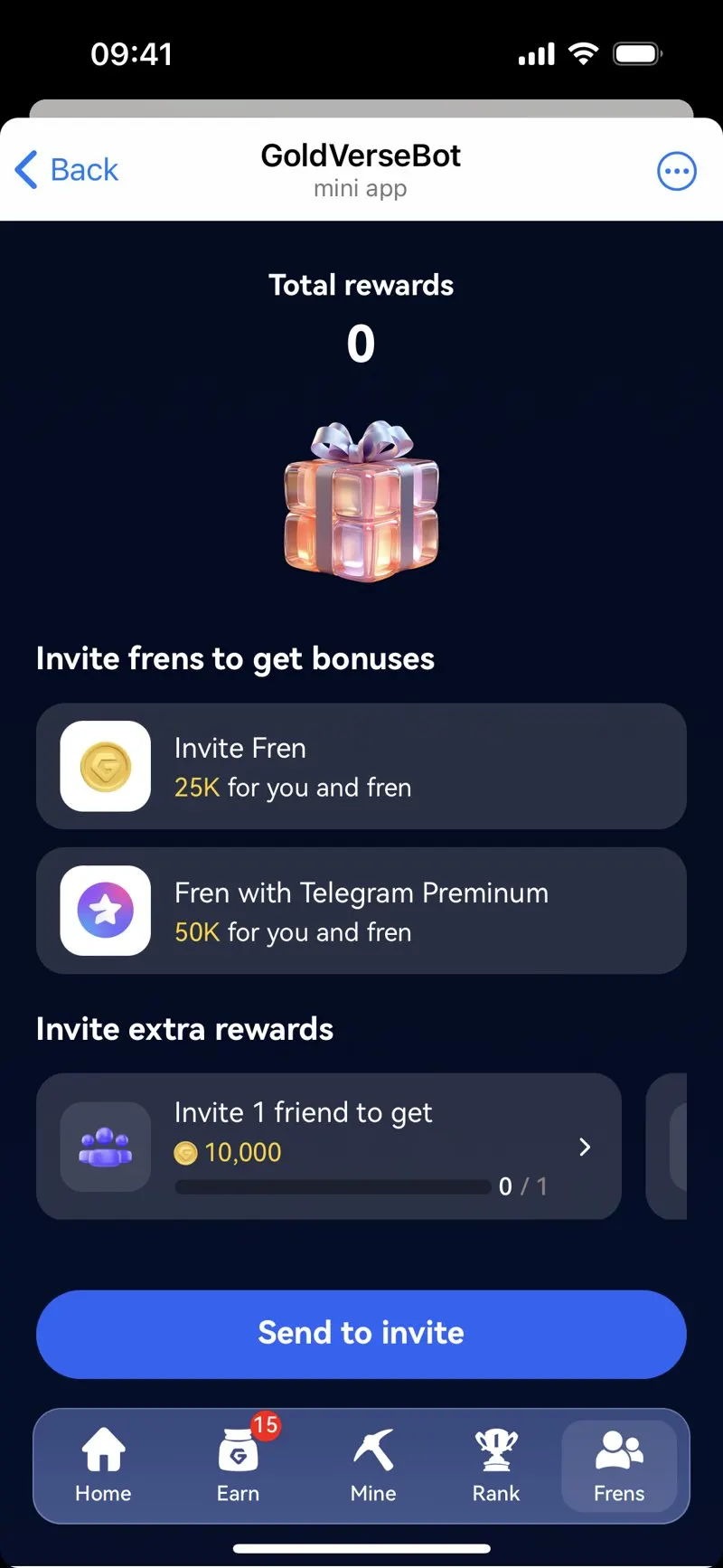 GoldVerseBot — screenshot 3