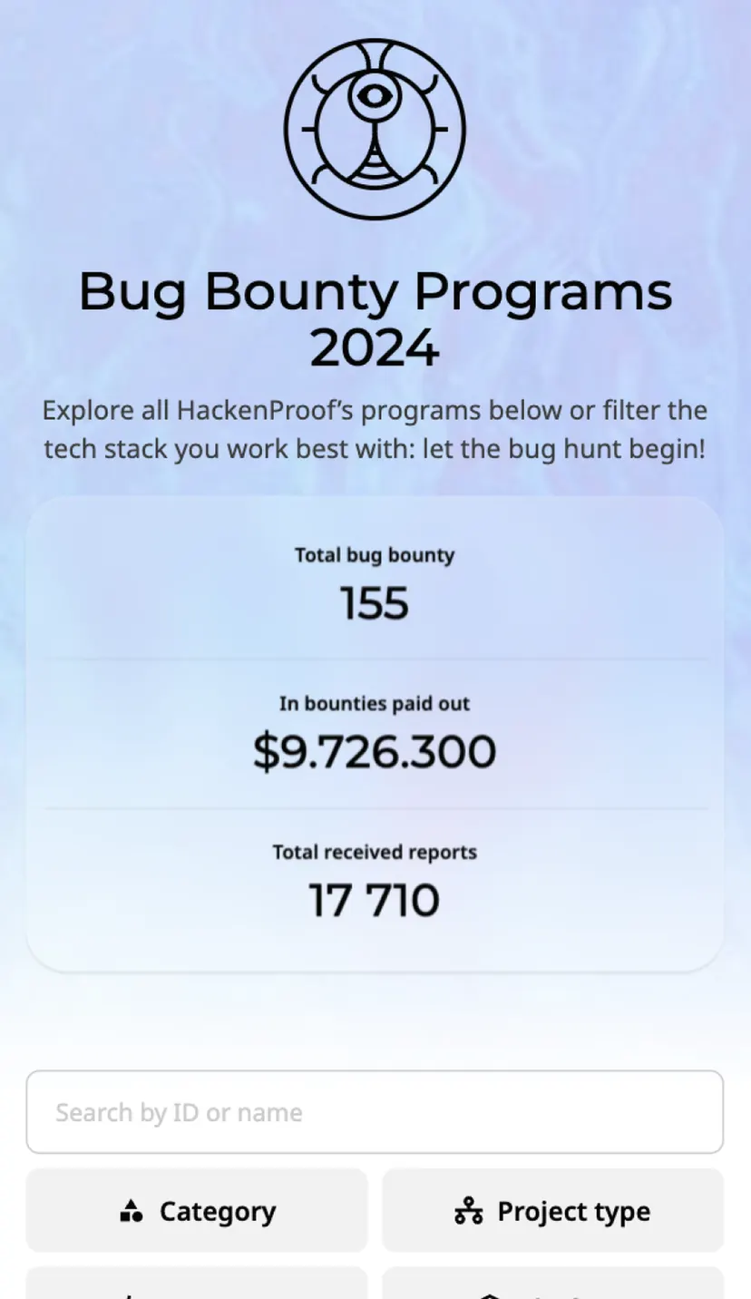 HackenProof — screenshot 2