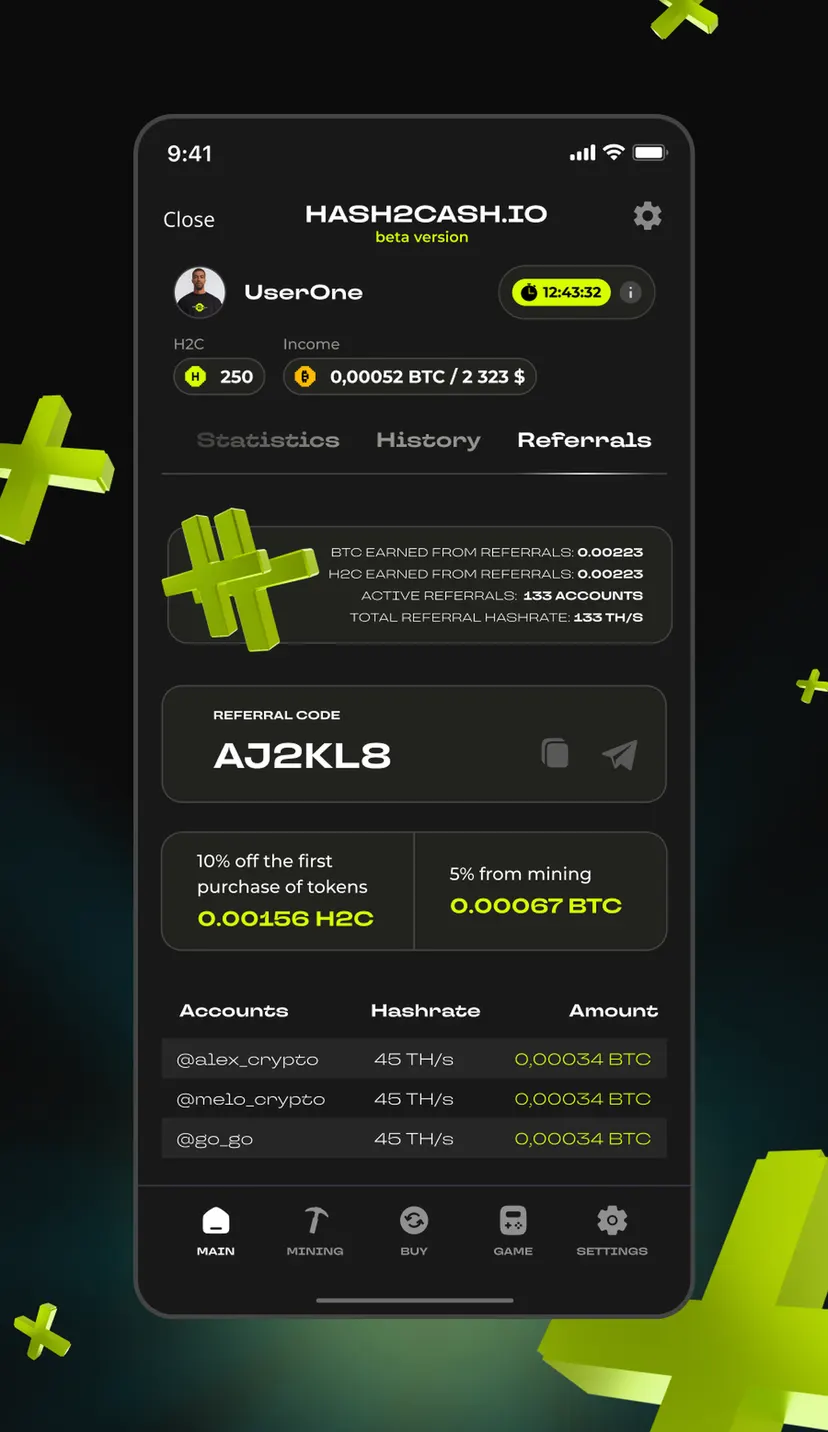 Hash2Cash — screenshot 3