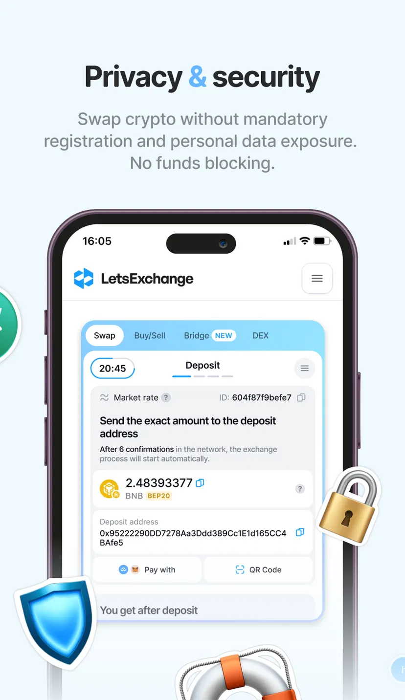 LetsExchange.io — screenshot 4