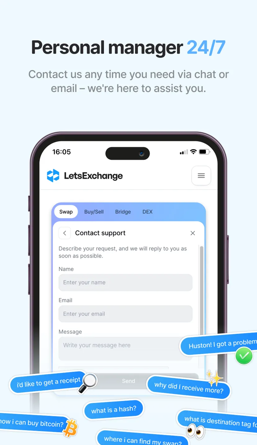LetsExchange.io — screenshot 5