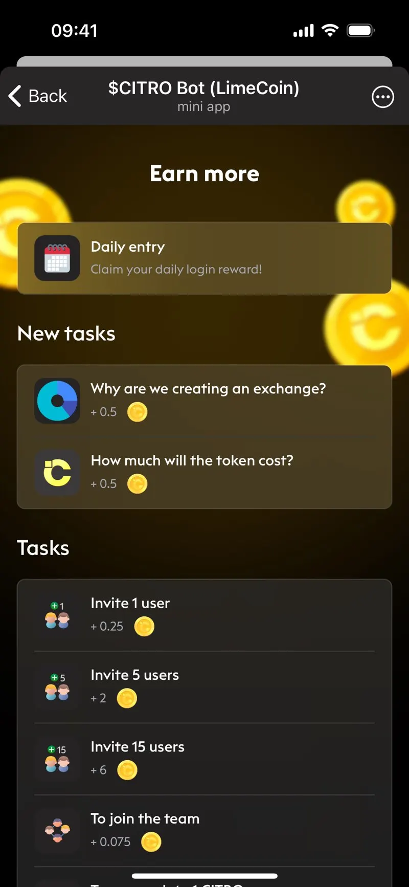 LimeCoin — screenshot 3