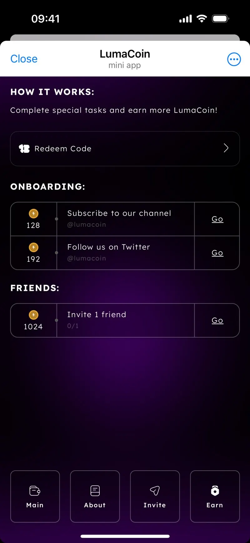 LumaCoin — screenshot 4