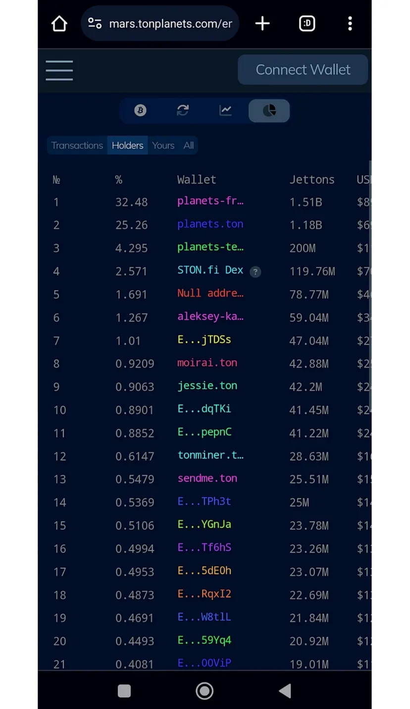 MARS DEX — screenshot 5