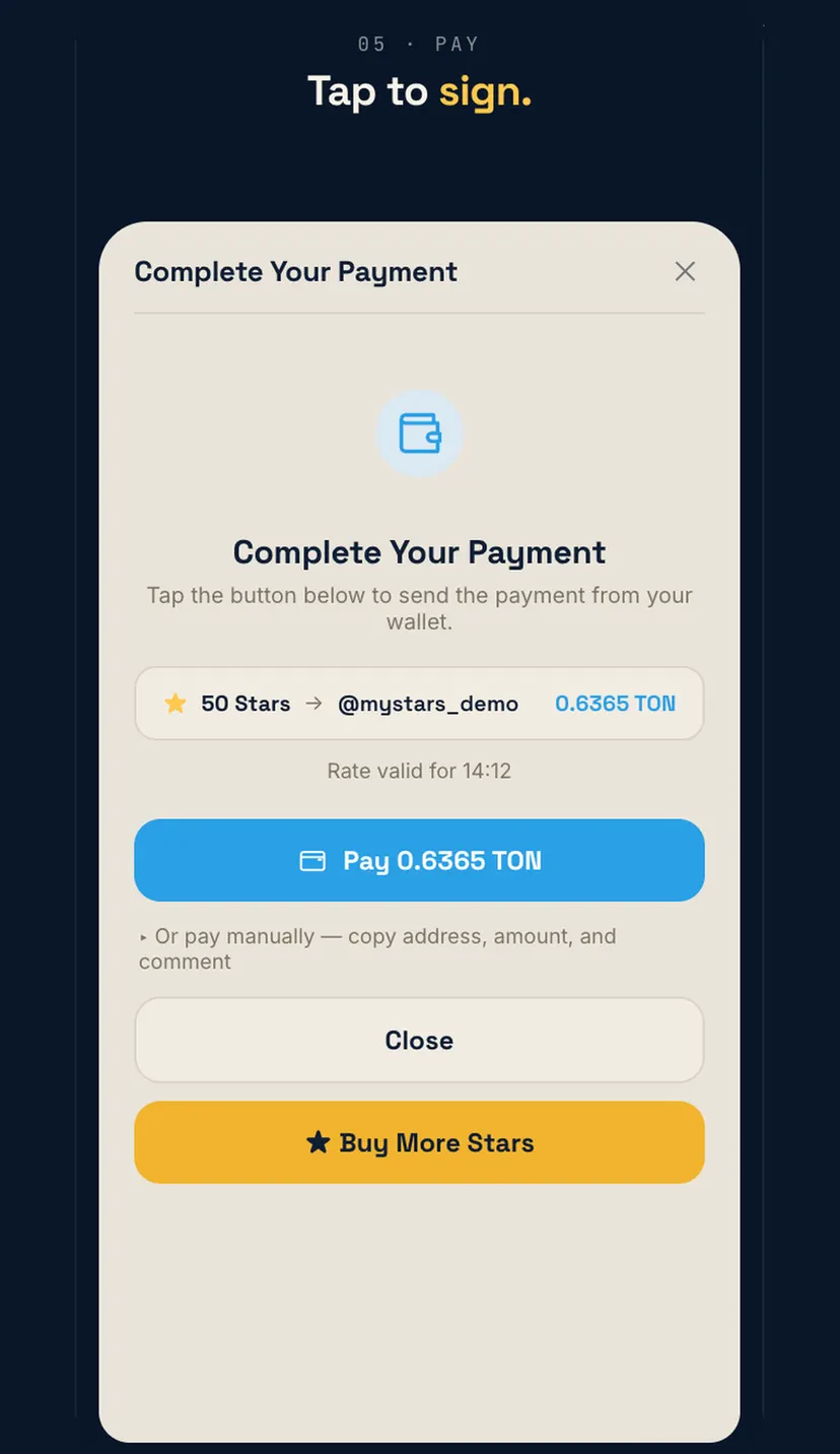 MyStars.tg — screenshot 5
