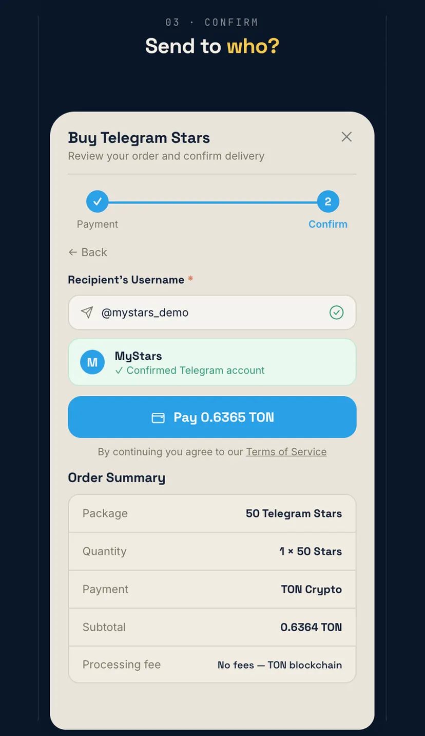 MyStars.tg — screenshot 3