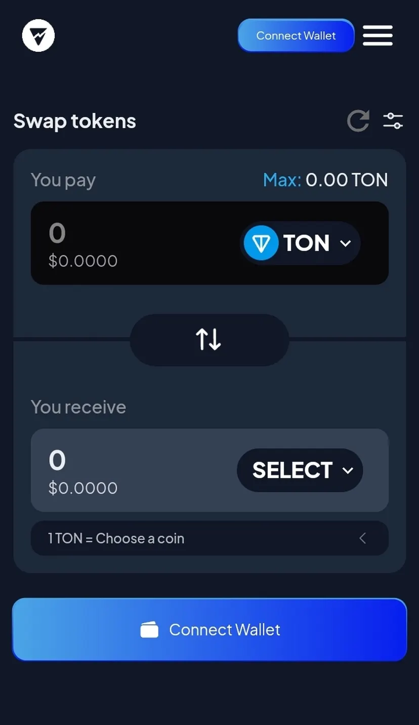 MyTonSwap — screenshot 2