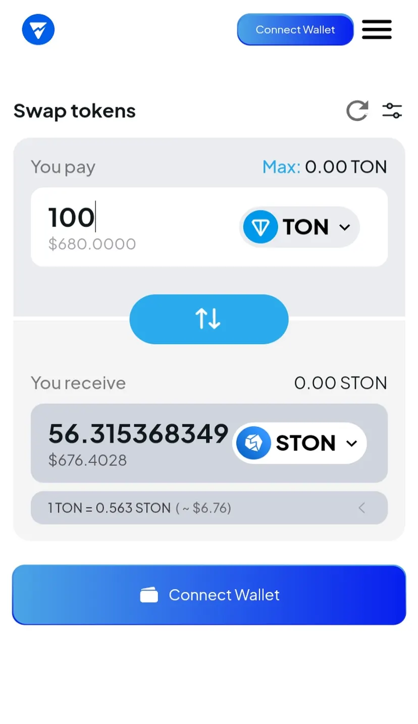 MyTonSwap — screenshot 3