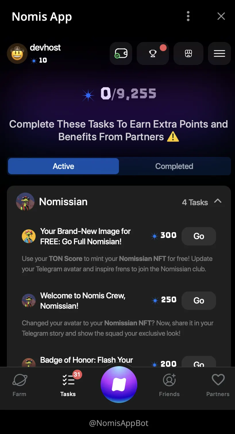Nomis App — screenshot 2