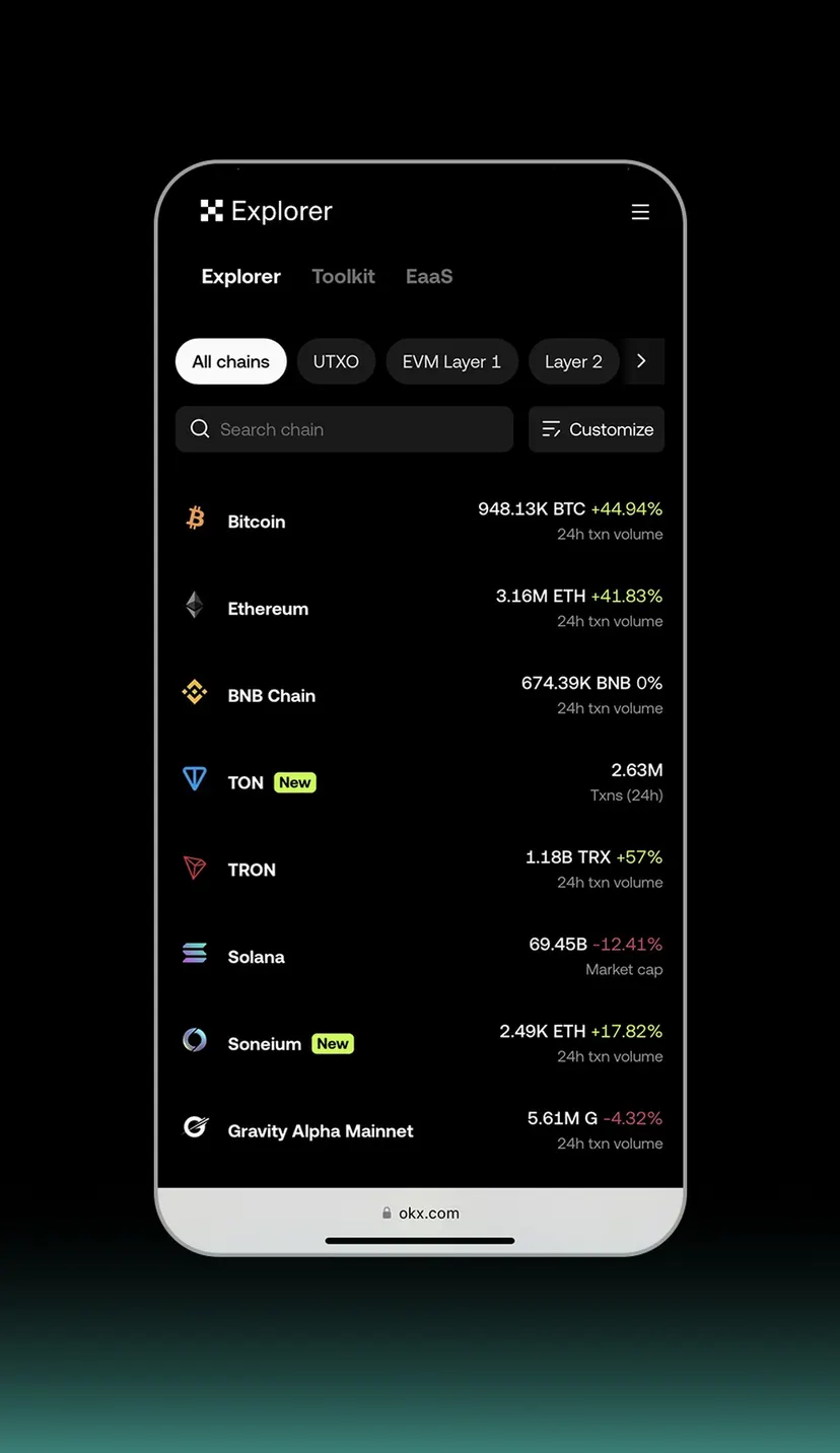 OKX Explorer — screenshot 3