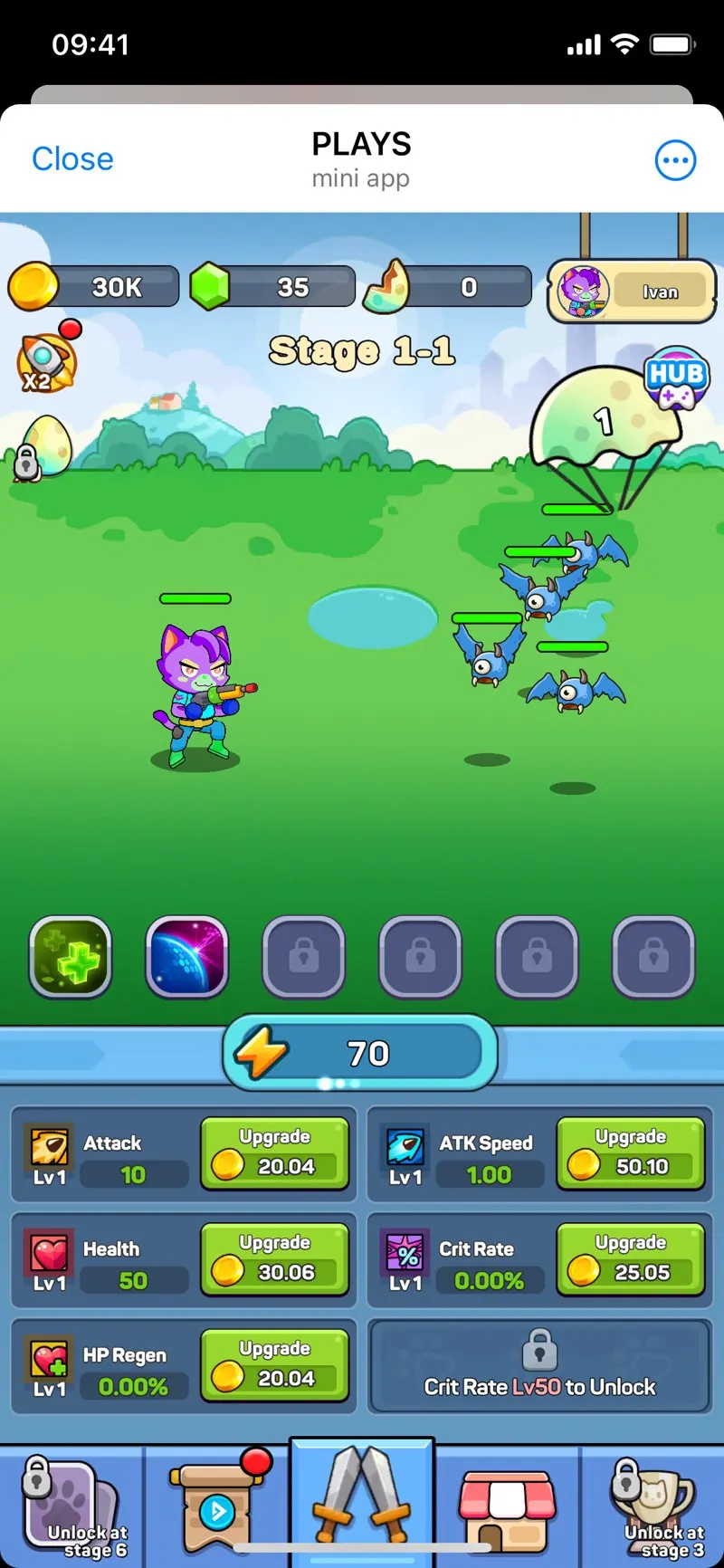 PLAYS Hub — screenshot 2