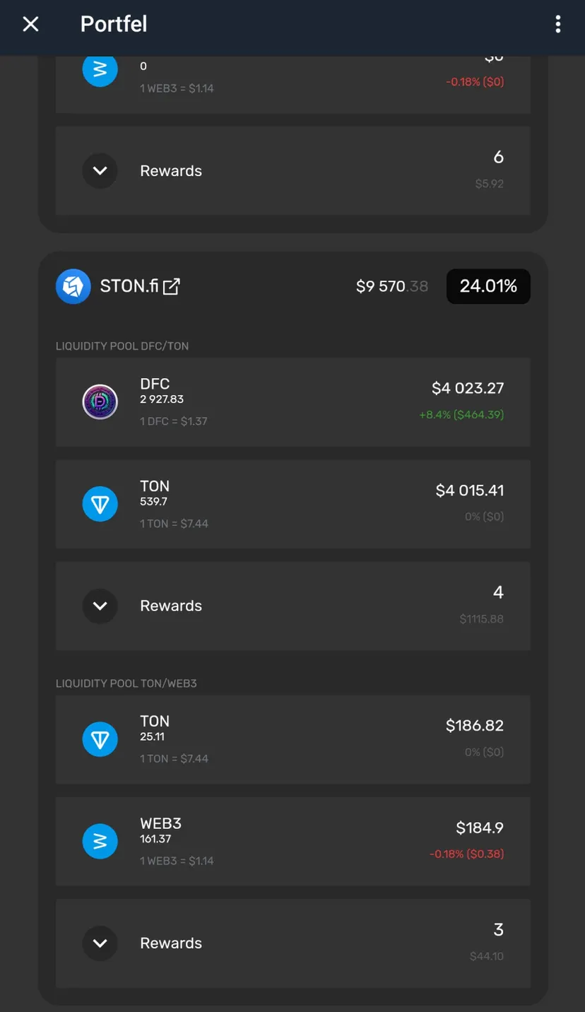 Portfel — screenshot 3