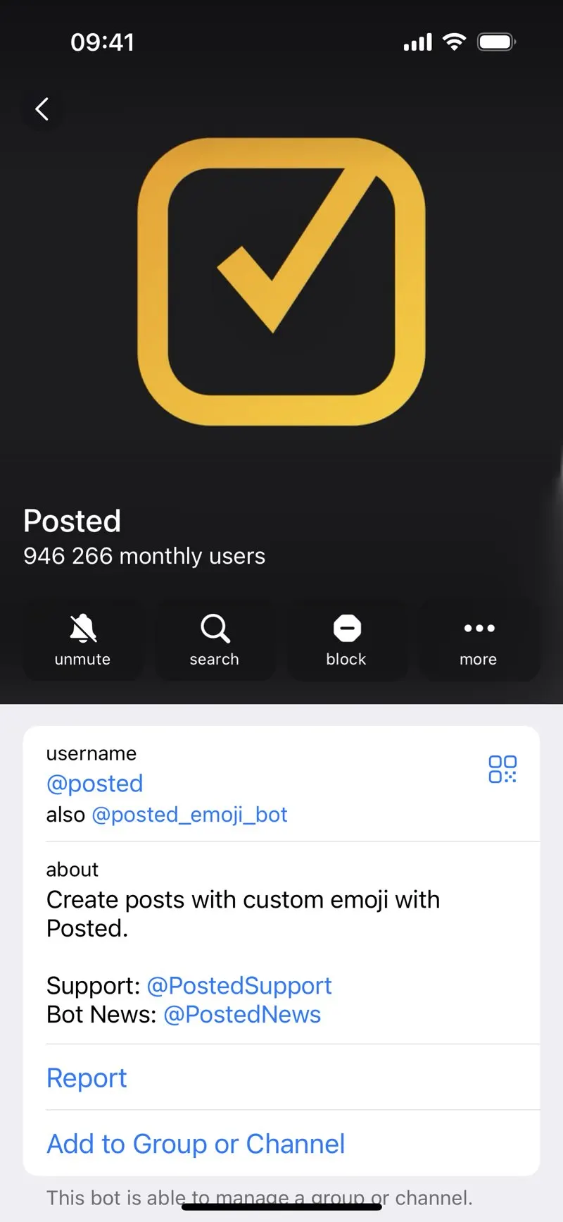 Posted — screenshot 2